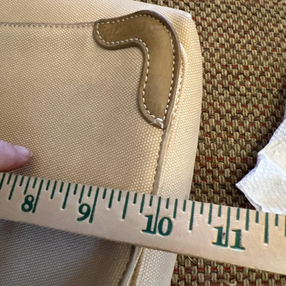 Faux Canvas Crossbody Bag – Pockets Galore Utility Travel Organiz White Mountain
